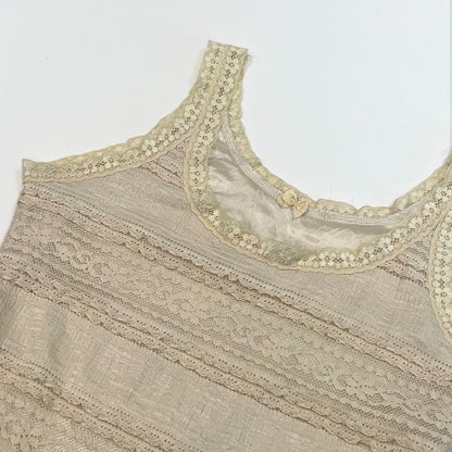 Lace Trim Tank Top