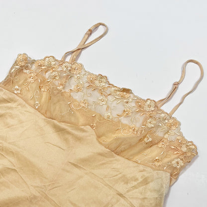 Sheer Lace Trim Camisole