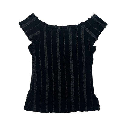 Spliced Off Shoulder Top