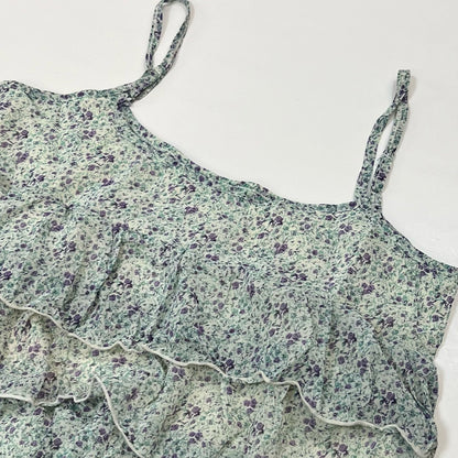 Floral Ruffle Layered Camisole