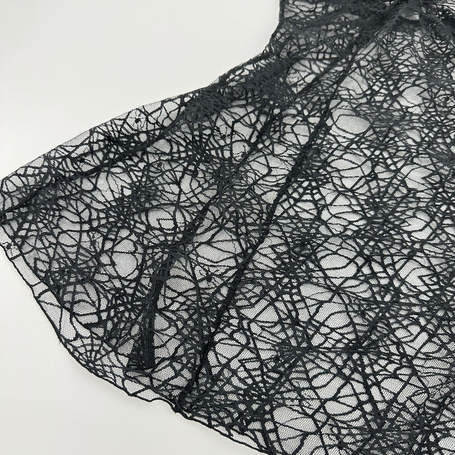 Web Lace Halter Mini Dress