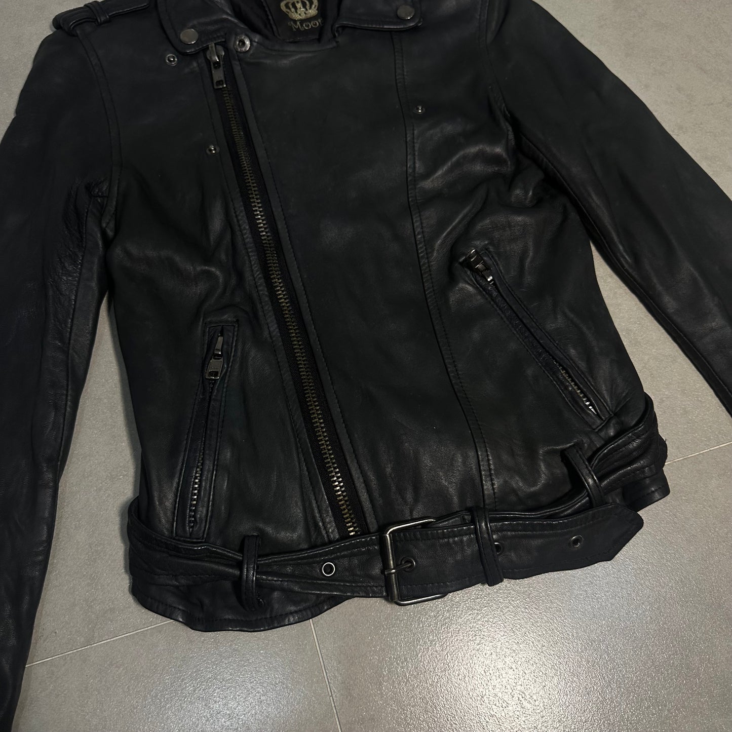 Genuine Leather Biker Jacket