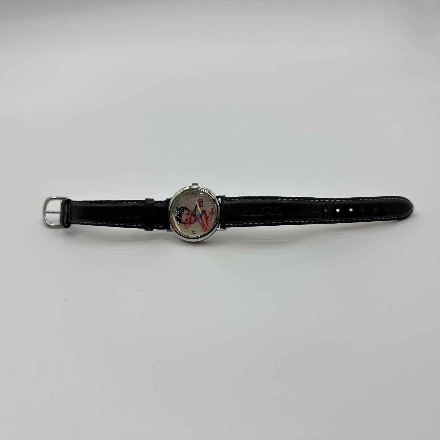 2004 Betty Boop Pin-Up Bikini Genuine Leather Quartz Wrist Watch