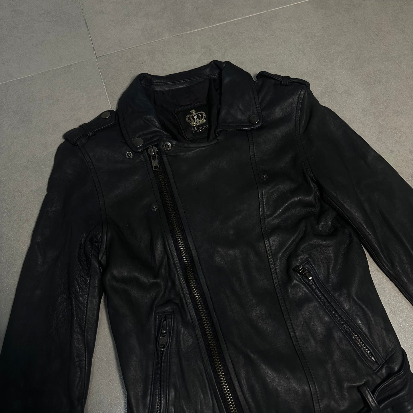 Genuine Leather Biker Jacket