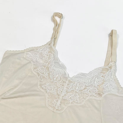 Lace Trim Silk Camisole