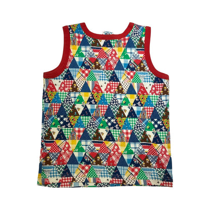 Vana Vana 90s Patch Pattern Top
