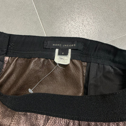 Marc Jacobs Leather Midi Skirt