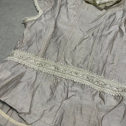 Pearl Lace Trim Cardigan