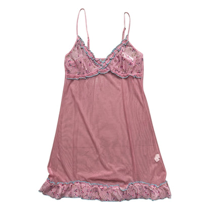 Floral Mesh Cami Dress