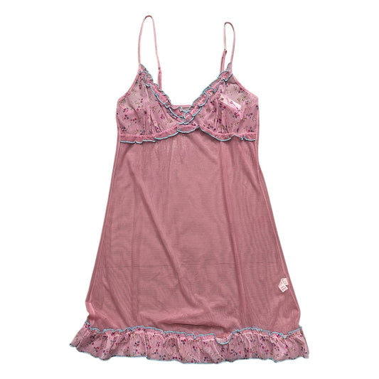Floral Mesh Cami Dress
