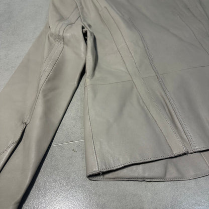 Genuine Leather Blazer