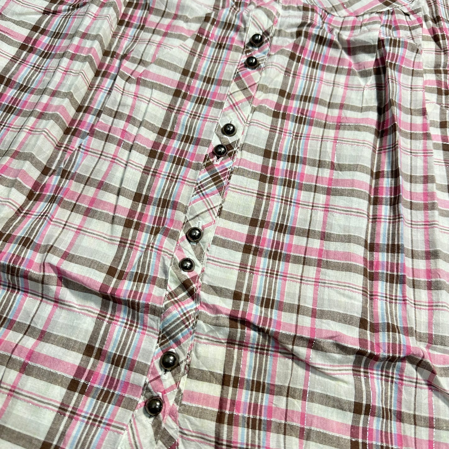 Button Up Checked Vest