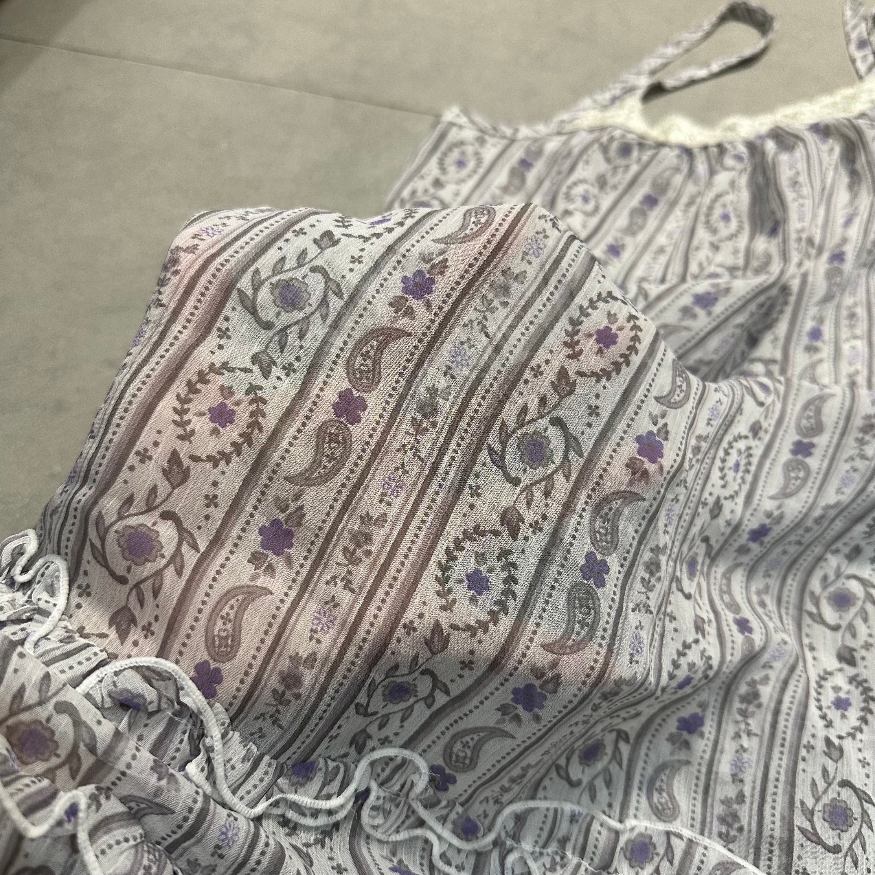 Mesh Floral Camisole – Attic Treasure