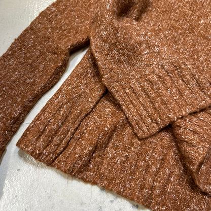 Turtle Neck Knit Long Sleeves Top