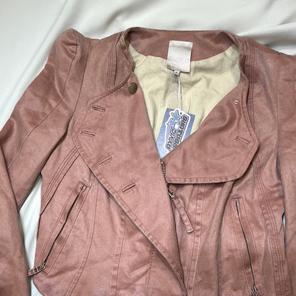 Suede Biker Jacket