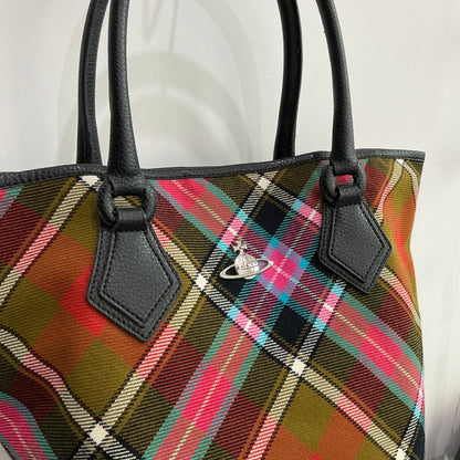 Vivienne Westwood Checked 2way Tote Bag