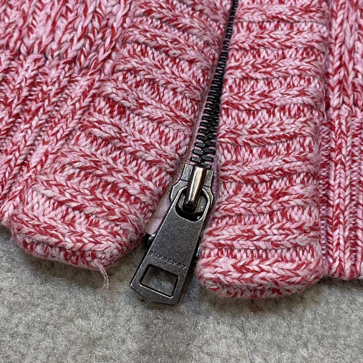 Burberry Double Zip Knit Hoodies Jacket