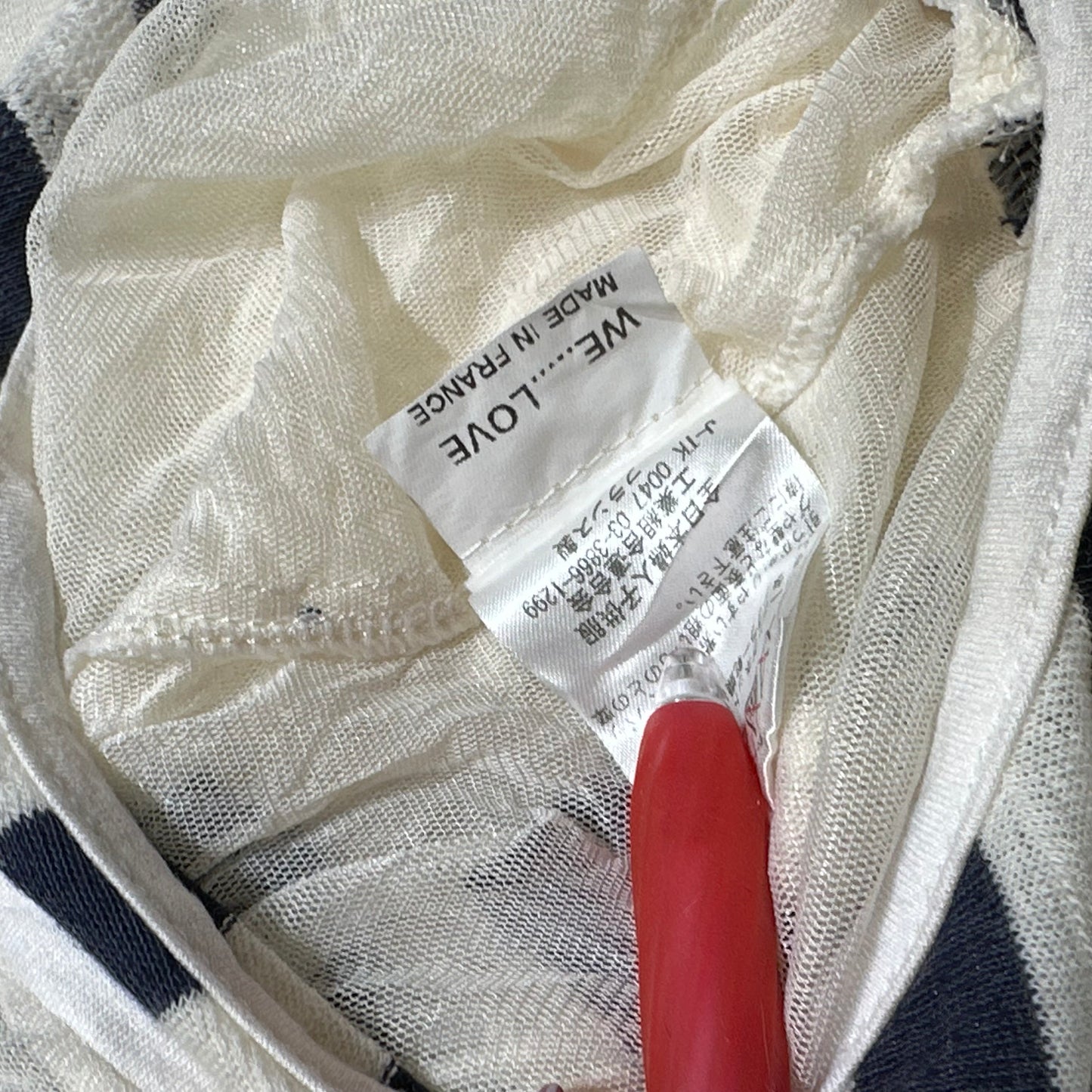 Striped Panel Eyelet Detail Asymmetrical Hem Dress