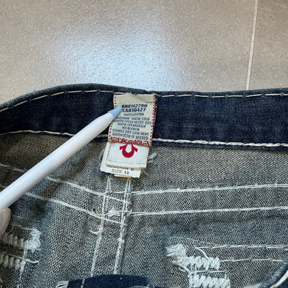 00s True Religion Girls Joey Super T World Tour Flare Jeans