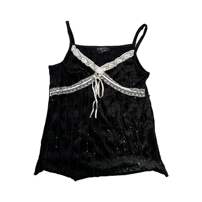 Beaded Velvet Camisole