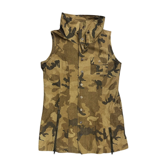 Camo Zip up Vest