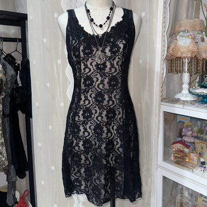 Sheer Lace Dress