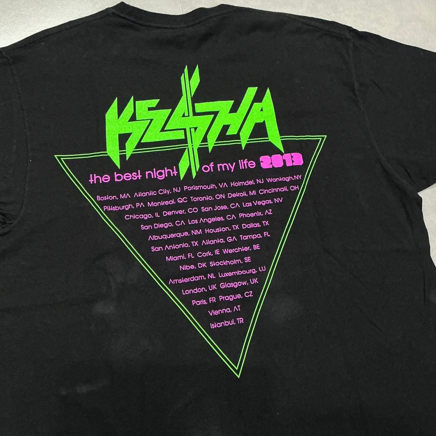Kesha "The Best Night of My Life" Tour Tee