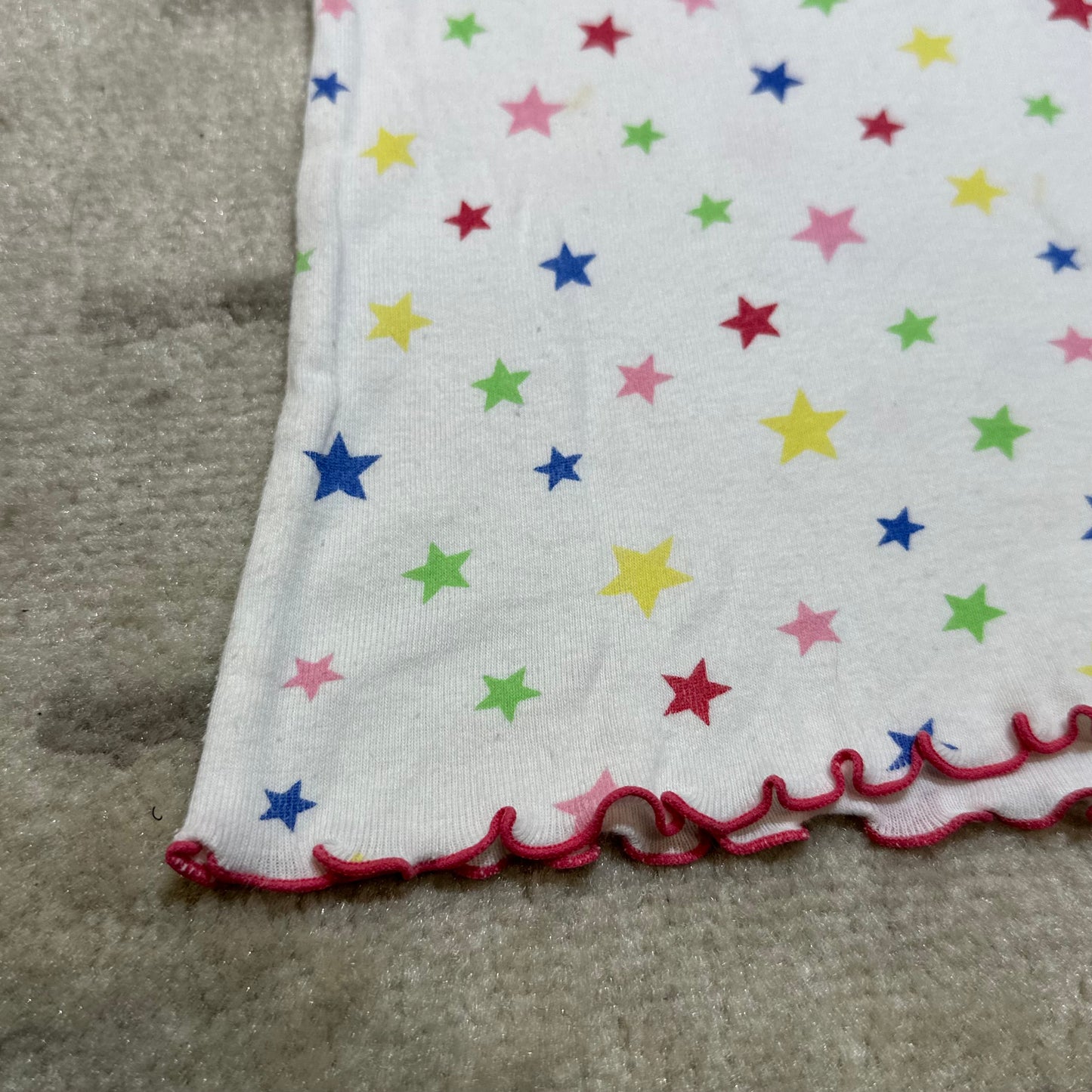 Angel Blue Embroidered Elephant & Sundae Top