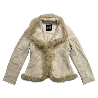 Fox Fur Trim Jacket