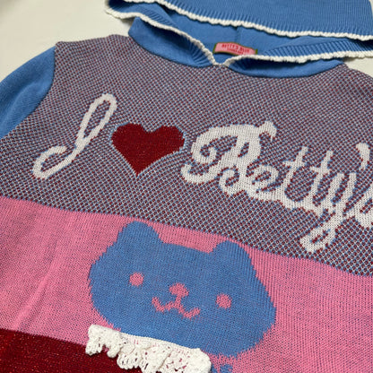 00s Betty’s Blue Knit Hoodies