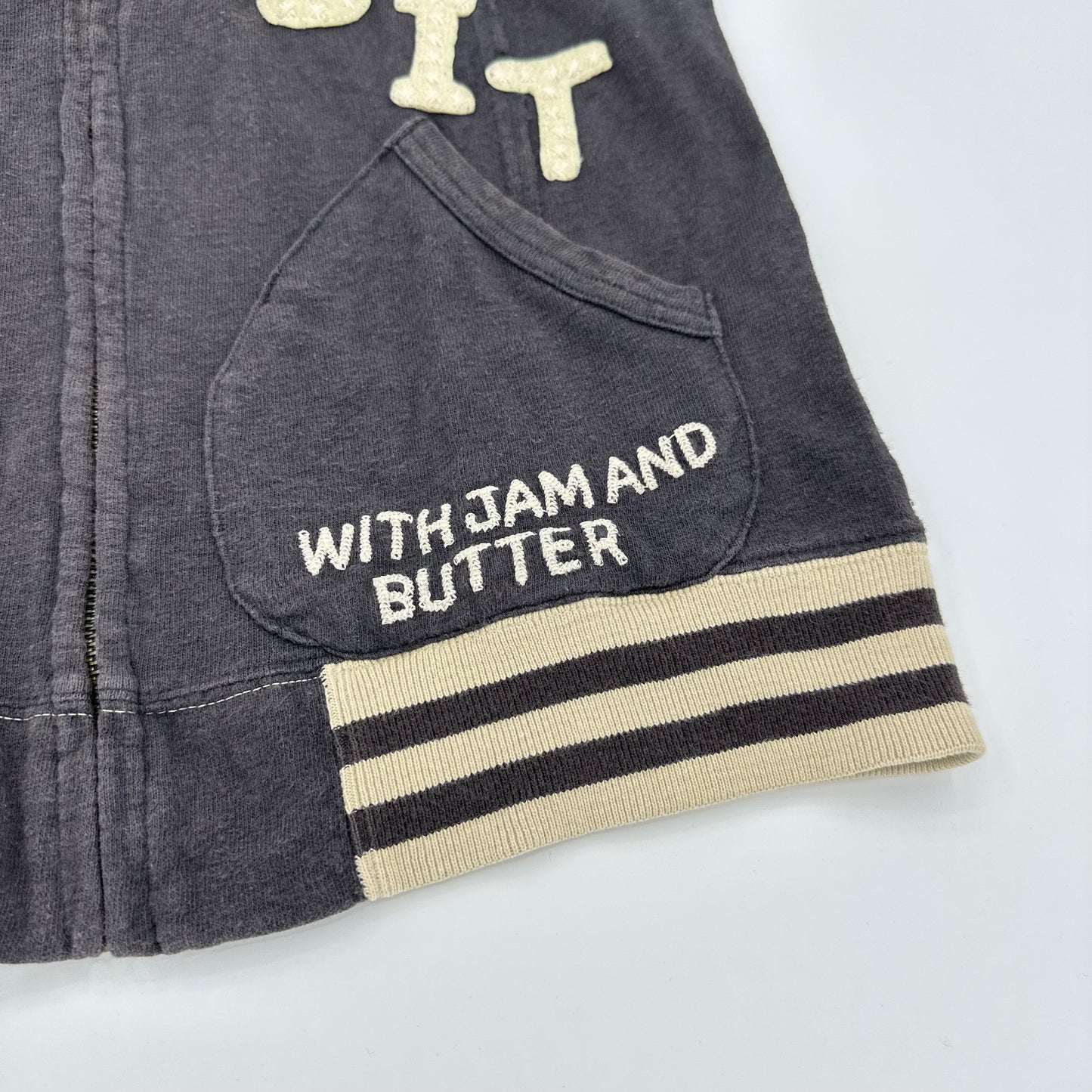 Rough 'Biscult' Zip Up Tee