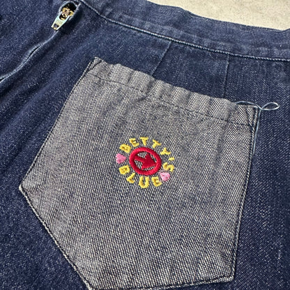 Betty's Blue Patched Denim Skirt