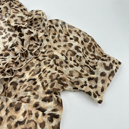 Leopard Mesh Shirt