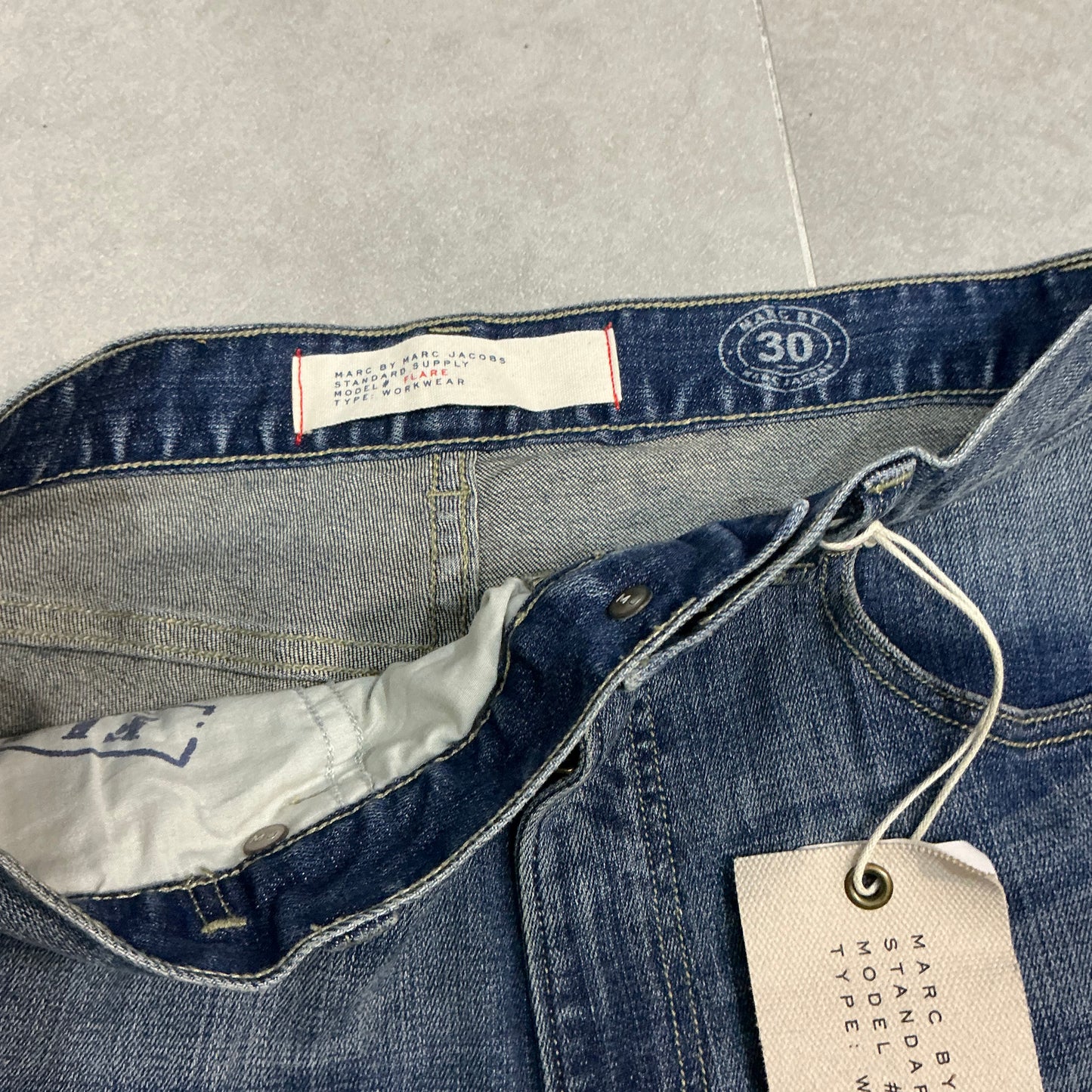 Marc by Marc Jacobs San Francisco Wash High Rise Flare Jeans