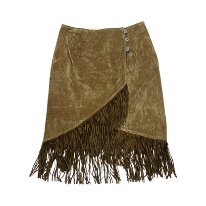 Western Fringe Wrap Skirt