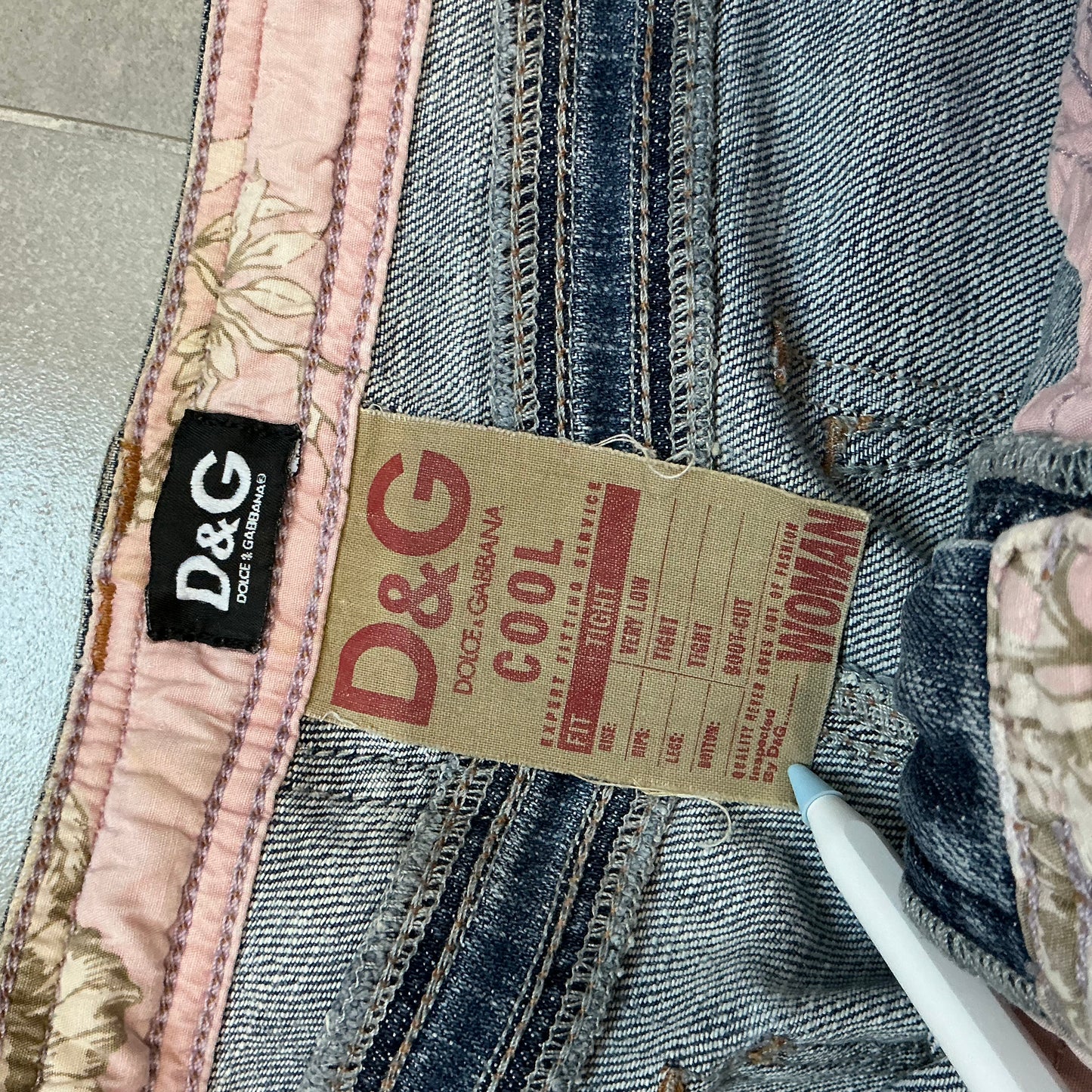 D&G Low Wasit Boot Cut Jeans