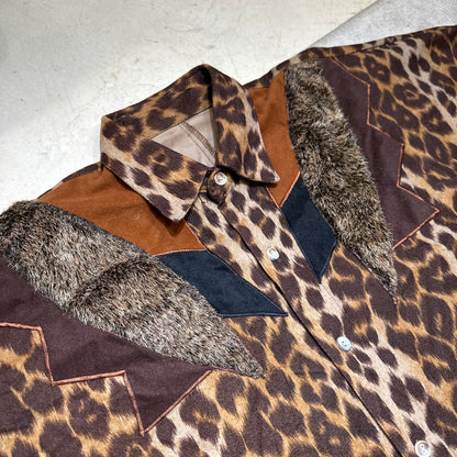 Fur Leopard Print shirt