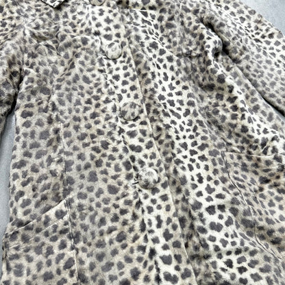 Leopard Print Fur Jacket