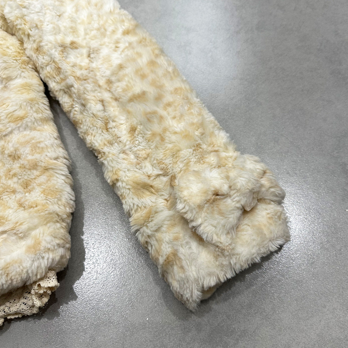 Liz Lisa Leopard Print Fur Jacket