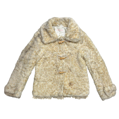 Liz Lisa Leopard Print Fur Jacket