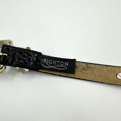 Brighton Two-Tone Croc Belt