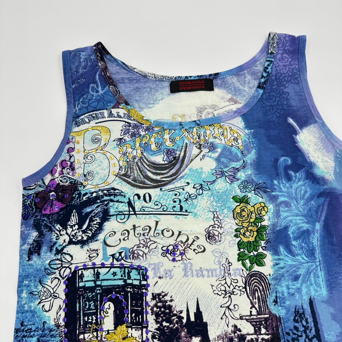 Graphic AOP Tank Top