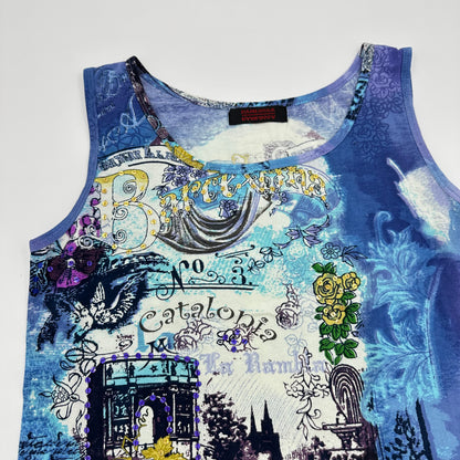 Graphic AOP Tank Top