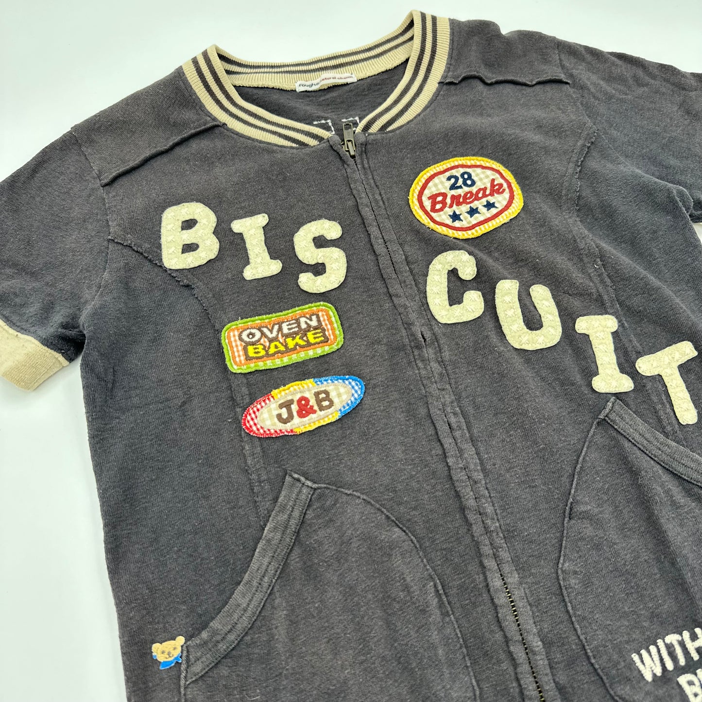 Rough 'Biscult' Zip Up Tee