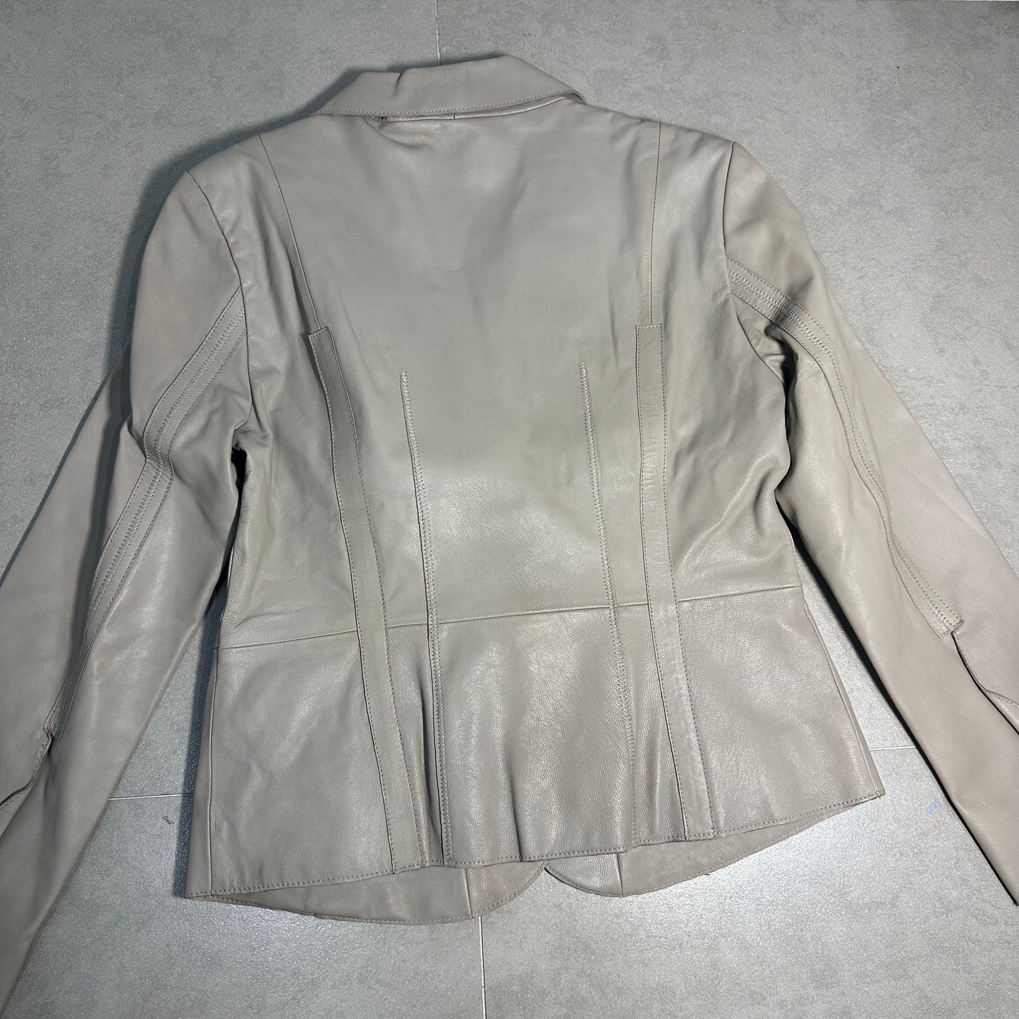 Genuine Leather Blazer