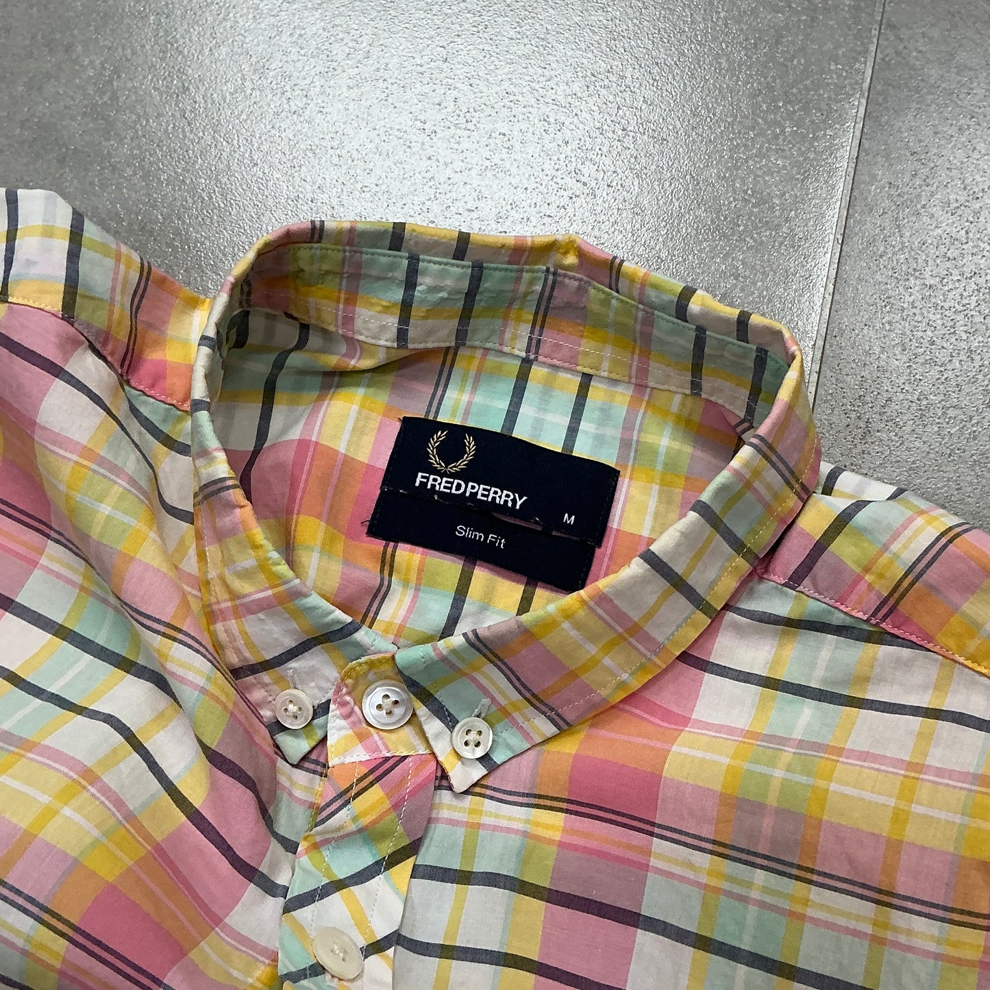 Fred Perry Pastel Checked Shirt