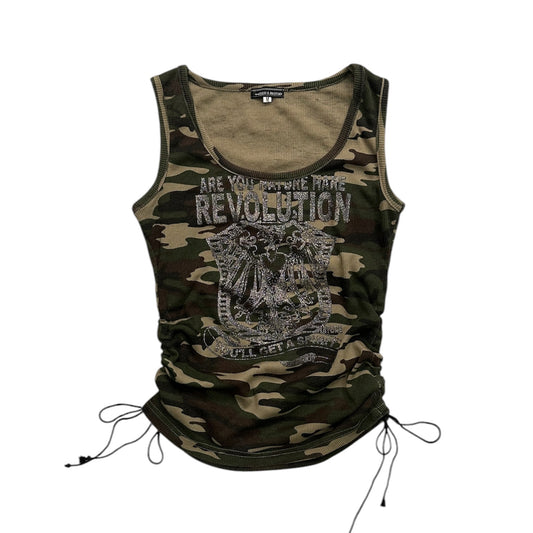 Camo Graphic Top