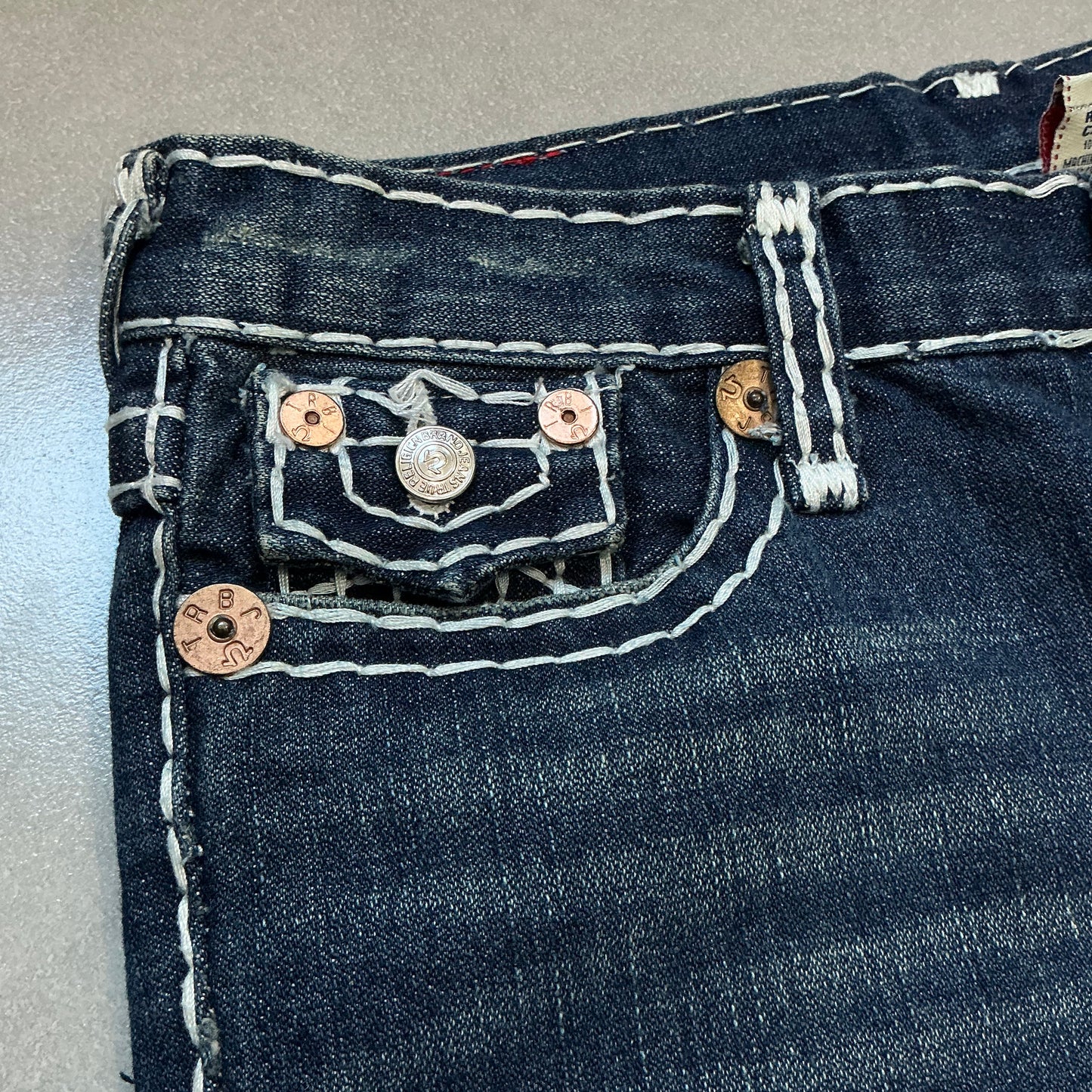 00s True Religion Girls Joey Super T World Tour Flare Jeans