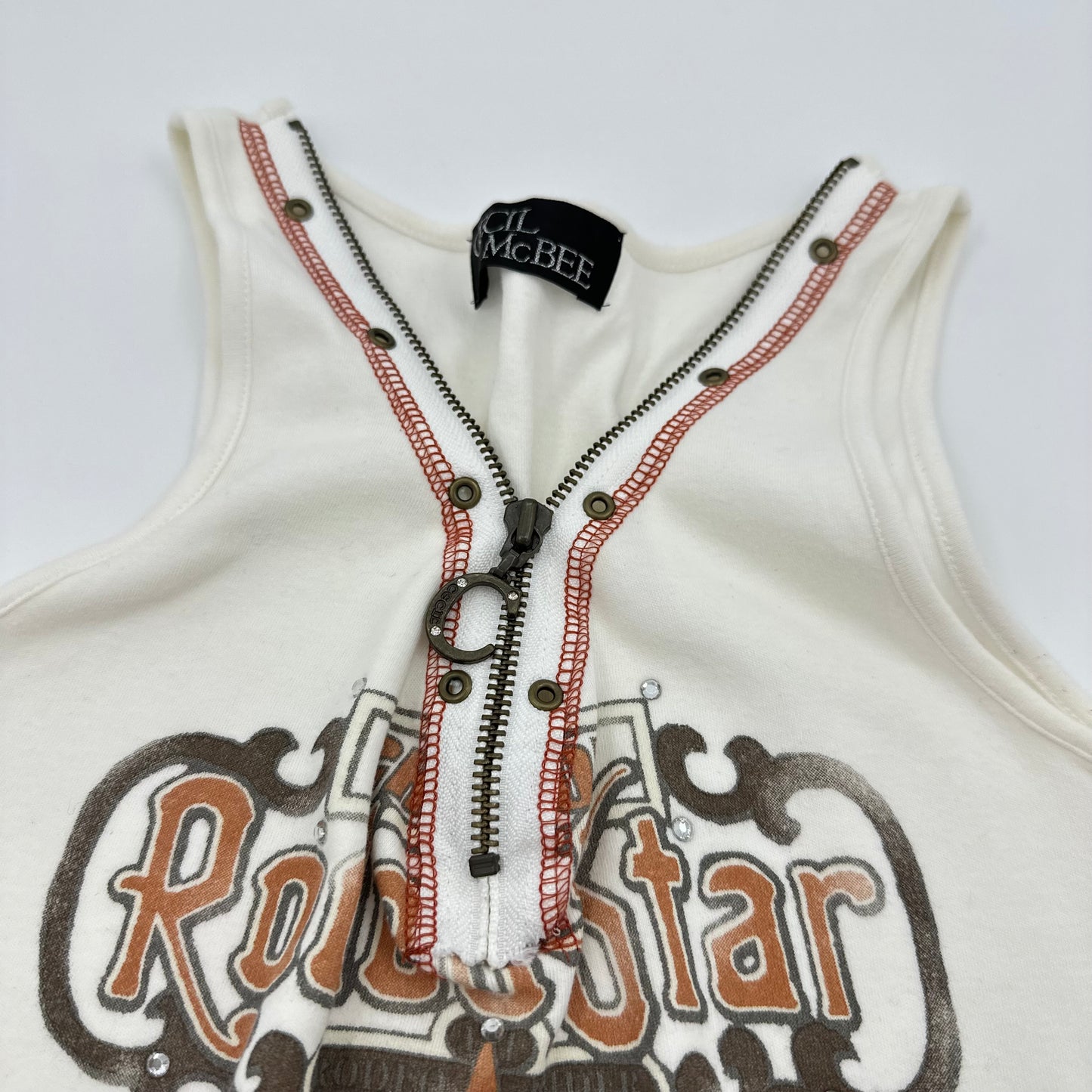 CECIL McBEE Zip Up Tank
