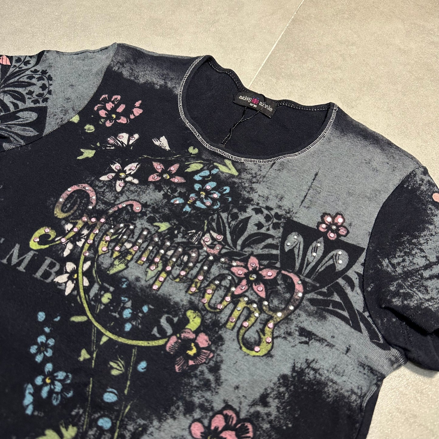 Beaded Floral Baby Top